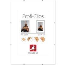 Ramă foto Profi-Clips cu motivul Turnului Eiffel, disponibilă în dimensiuni de 70x100 cm și 50x70 cm