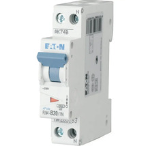 Întreruptor automat Eaton P+N 20A 4,5kA, curbă B