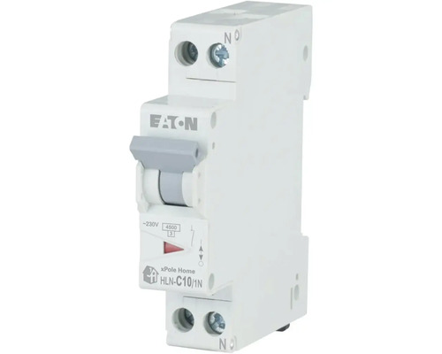 Întreruptor Eaton xPole P+N 10A 4,5kA, curbă C | HORNBACH