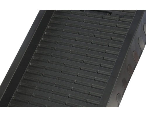 Rampă neagră pentru câini din plastic