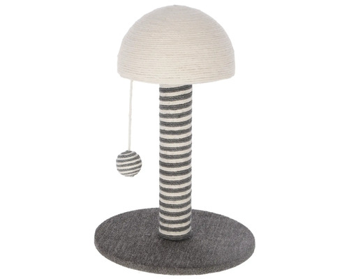 Stâlp de zgâriat pentru pisici cu minge de jucărie