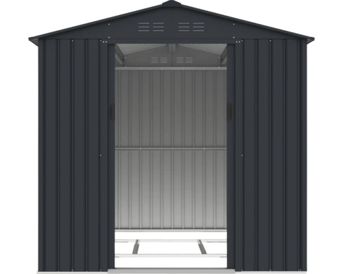 Șopron de grădină metalic deschis