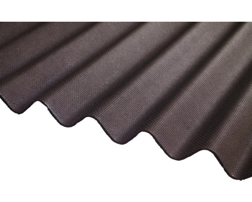 Placă ondulată bituminoasă PRECIT 2000x930x2,2 mm maro Placă profilată din fibrociment