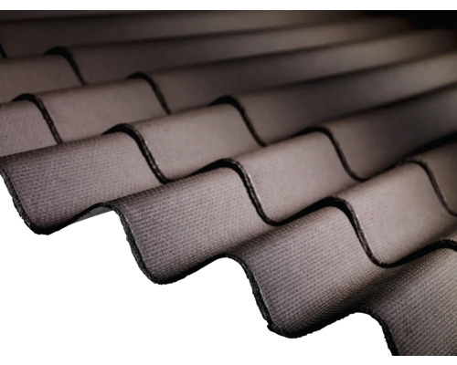 Imagine detaliată cu plăci ondulate pentru acoperiș