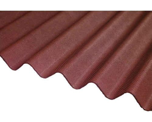 Placă ondulată bituminoasă PRECIT 2000x930x2,2 mm roșu Placă ondulată din fibrociment pentru acoperișuri