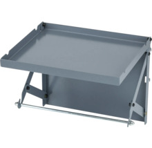 Raft de montaj pentru banc de lucru din metal cu suport pentru role de hârtie