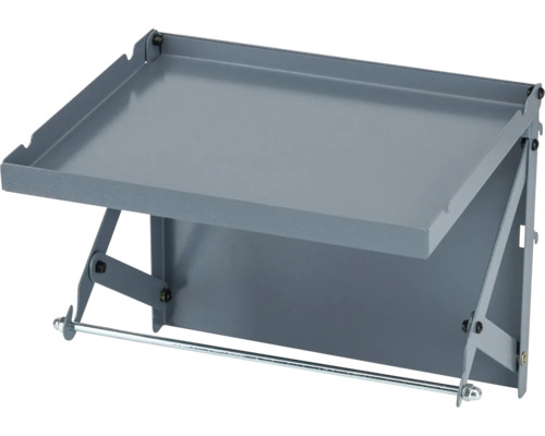 Raft de montaj pentru banc de lucru din metal cu suport pentru role de hârtie