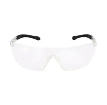 Ochelari de protecție cu câmp vizual transparent și brațe negre