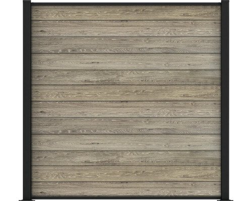 Gard din lemn cu cadru