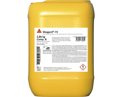 Emulsie epoxidică Sikagard 73 componenta B 2,86 kg pentru protecția pardoselii din beton sau mortar