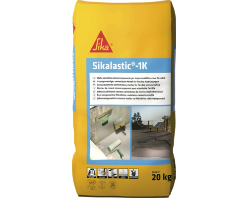 Mortar monocomponent Sikalastic 1K 20 kg gri deschis