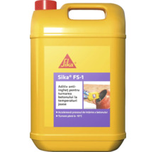 Aditiv antigel Sika FS-1 pentru beton, în canistră galbenă