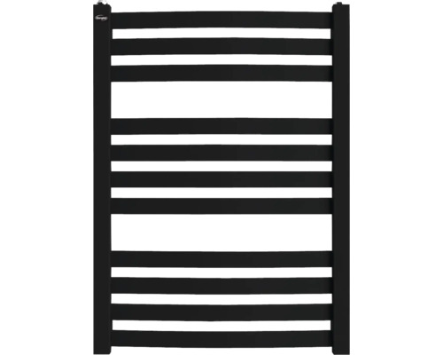 Radiator / Calorifer baie portprosop Ebro W 730x530 mm negru Gard de confidențialitate cu lamele orizontale