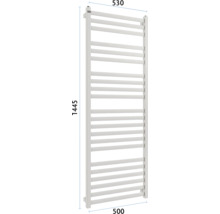 Calorifer pentru prosoape cu dimensiunile 1445 x 530 mm