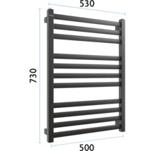 Radiator pentru prosoape cu dimensiuni