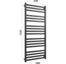 Calorifer pentru prosoape cu dimensiunile 1225 x 530 x 500 mm