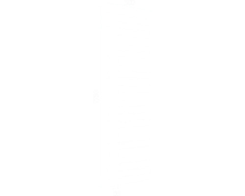 Desen tehnic cu dimensiuni: 500 milimetri lățime și 1750 milimetri înălțime