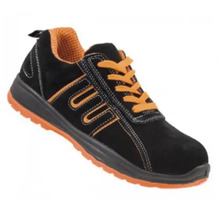 Pantof de siguranță negru cu șireturi