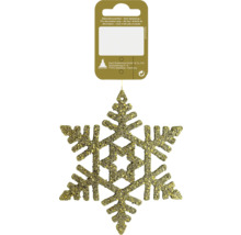 Pandantiv decorativ strălucitor în formă de fulg de zăpadă