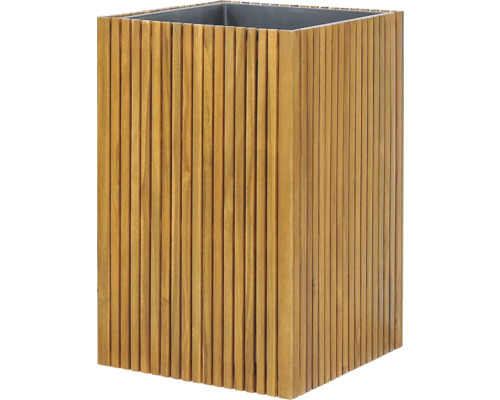 Jardinieră pătrată din lamele de lemn