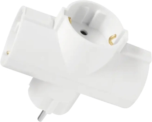 Adaptor de priză cu trei conexiuni