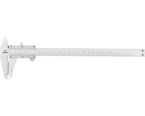 Șubler metalic cu scară în centimetri