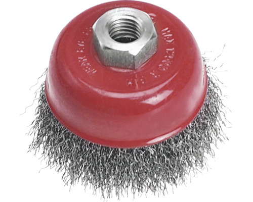 Perie de sârmă pentru mașini de găurit cu racord filetat