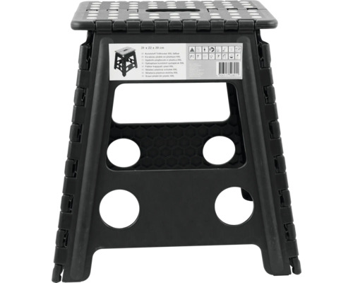 Taburet pliabil din plastic, 31 x 22 x 39 centimetri