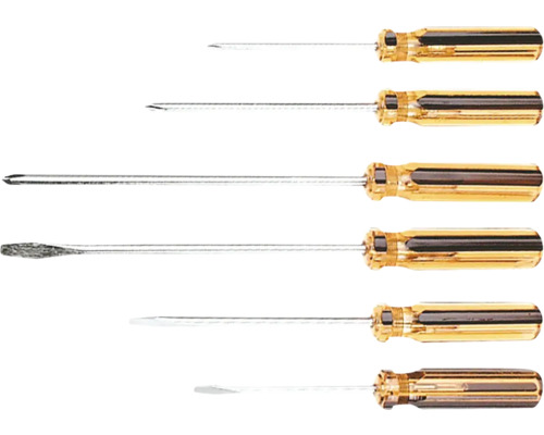 Set șurubelnițe ceasornicar cu mâner transparent