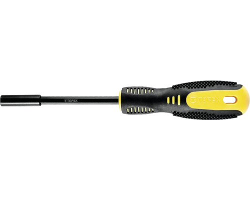 Șurubelniță tubulară Topex cu mâner negru și galben