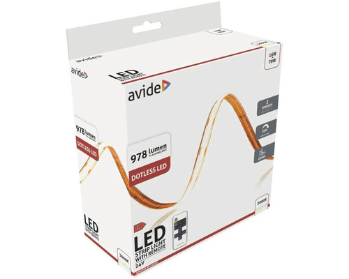 Ambalaj bandă LED Avide cu 978 lumeni și telecomandă