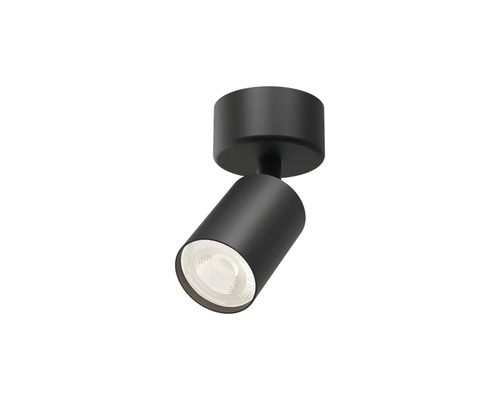 Plafonieră cu spot Braytron GU10 max. 1x35W Ø55mm, negru