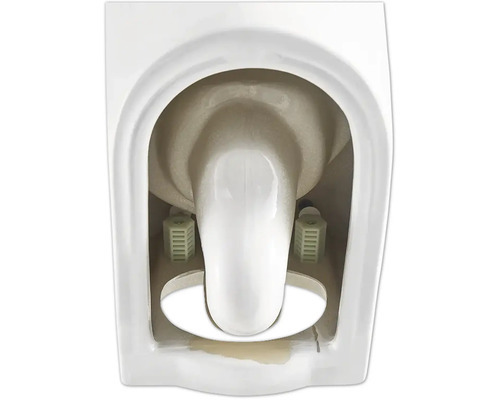 Partea inferioară a unei toalete fără ramă