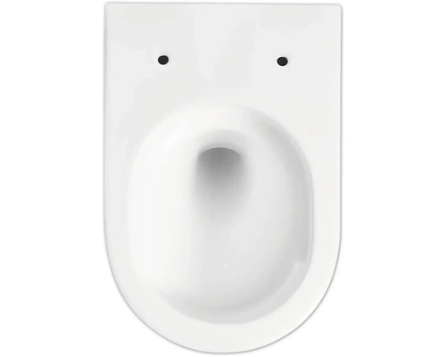 Vas WC suspendat din ceramică, fără margine