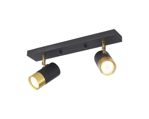 Șină spoturi Braytron GU10 max. 2x10W, negru/auriu