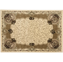 Covor cu model floral și bordură