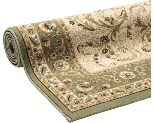 Covor rulat cu model floral