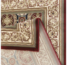 Covor cu model floral și bordură