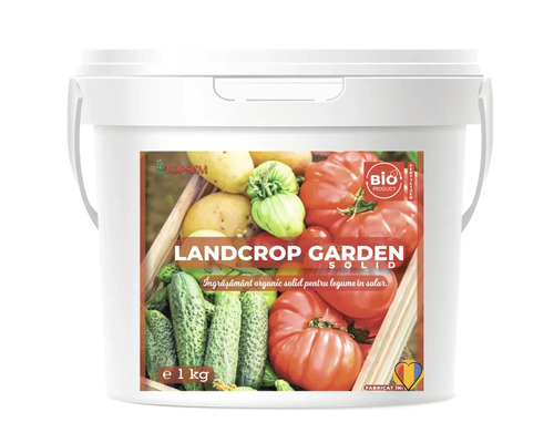 Îngrășământ Bio pentru legume granulat Landcrop 1 kg Îngrășământ Landcrop Garden Solid Bio Product într-o găleată