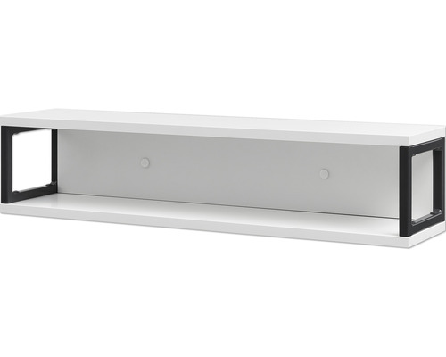 Raft de perete cu suport negru