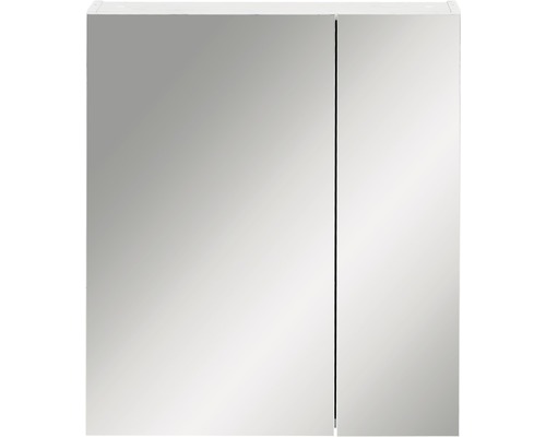 Dulap cu oglindă cu două uși pentru baie