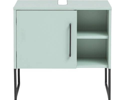 Bază lavoar Limone WBU600, 1 ușă, PAL, 60,4 cm, verde mentă