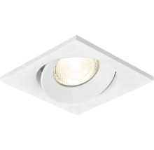 Spot încastrat pătrat cu sursă de lumină pivotantă