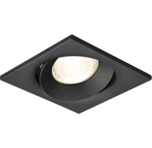 Spot încastrat pătrat cu element de iluminare pivotant