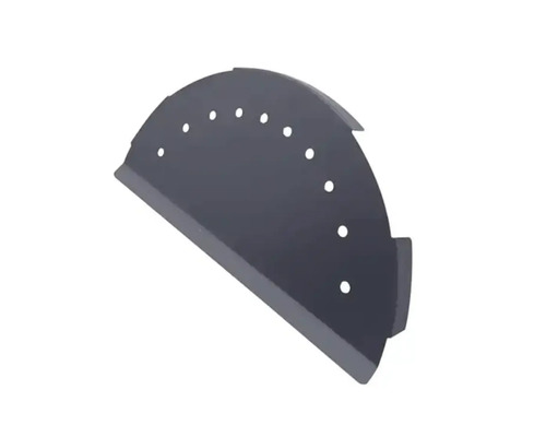 Capac coamă Bravo pentru țiglă metalică 0,40x235 mm gri lucios Cuțit de pavaj semicircular cu găuri