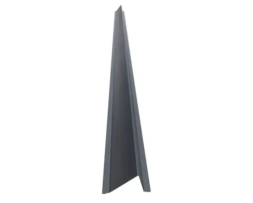 Opritor de zăpadă Bravo pentru țiglă metalică 0,4x200x2000 mm gri lucios Protecție metalică pentru colțuri
