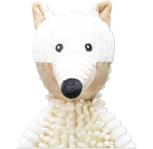 Câine de pluș cu blană deschisă la culoare