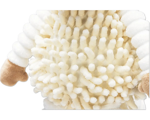 Detaliu al unei jucării de pluș cu o textură moale