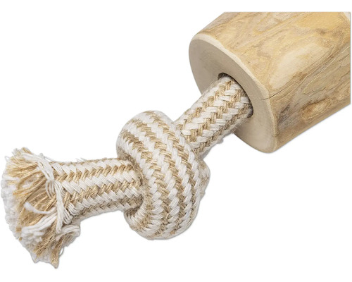 Jucărie pentru câini din funie și lemn