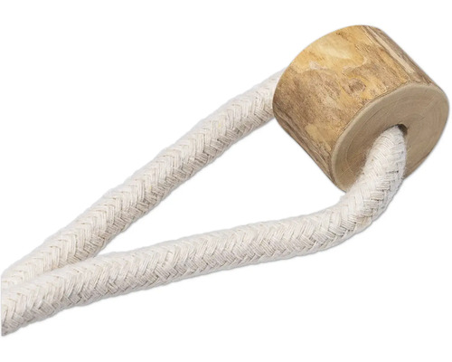 Perie de baie din lemn cu șnur